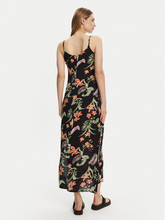 Roxy Roxy Літня сукня ERJWD03885 Чорний Regular Fit