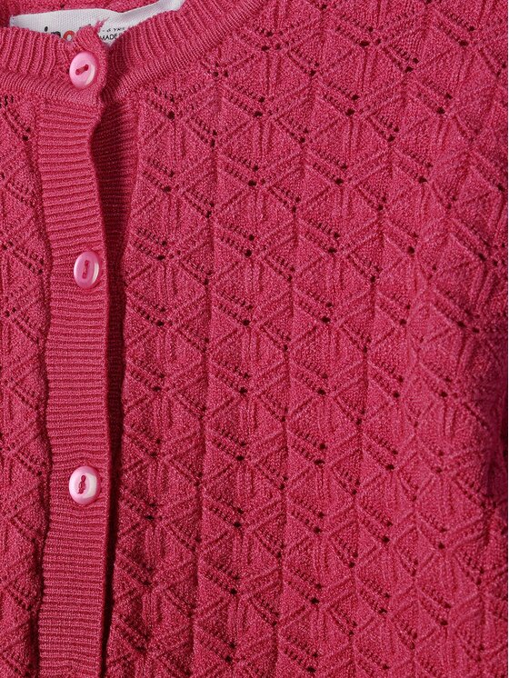 minoti minoti Kardigan 30KNIT154 Różowy Regular Fit