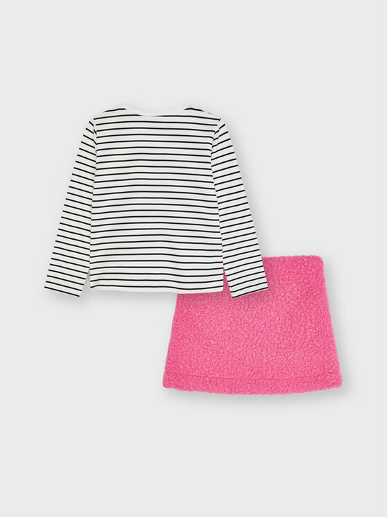Completo maglietta e gonna 4942 Rosa Regular Fit