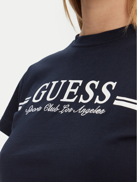 Guess Guess T-shirt V5GI03 I3Z14 Tamnoplava Regular Fit