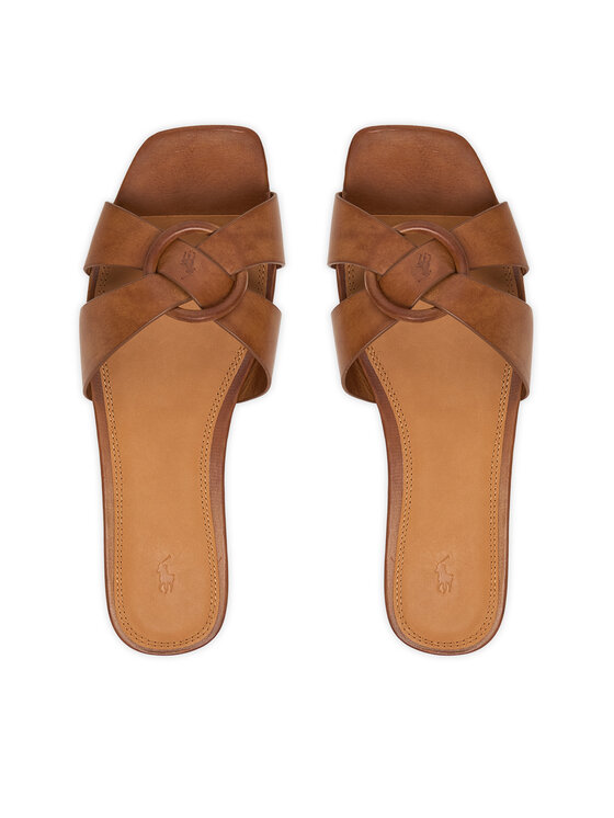 Polo Ralph Lauren Polo Ralph Lauren Klapki O-Ring 818955857001 Brązowy