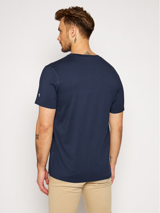 Guess Guess Póló Super Dooper M0YI53 K8FQ0 Sötétkék Regular Fit
