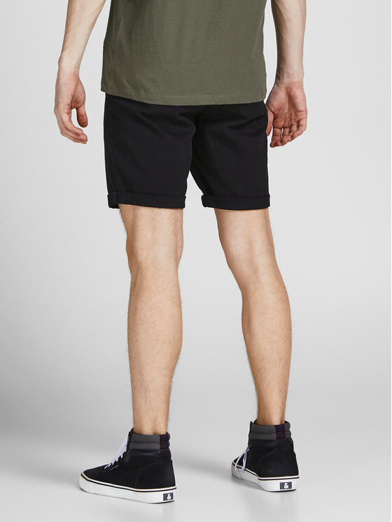 Jack & Jones Jack & Jones Szorty materiałowe Dave 12182549 Czarny Regular Fit