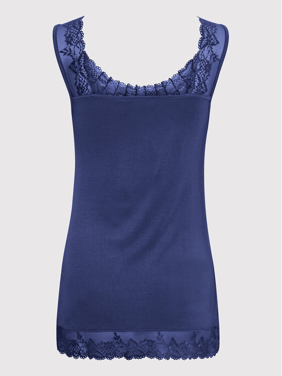Cream Cream Top Florence 10600385 Blu scuro Slim Fit