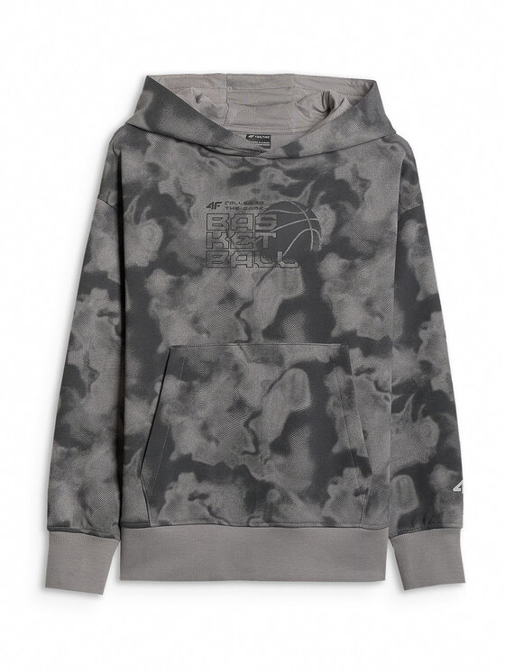 4F 4F Bluza THE GYM POWER Szary Loose Fit