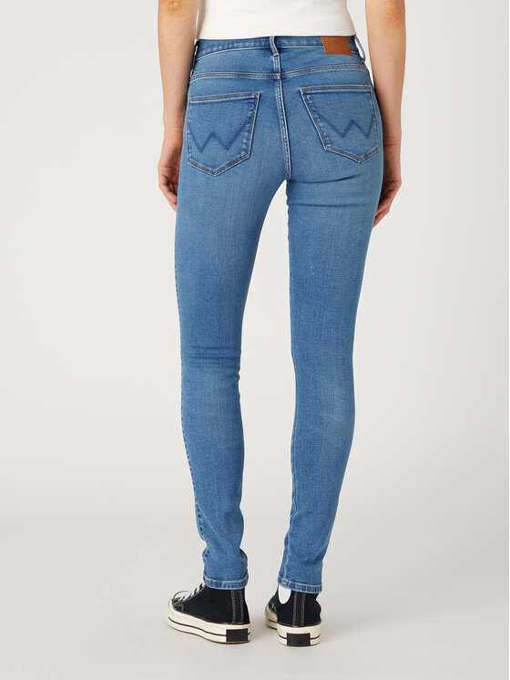 Wrangler Wrangler Jeans High Skinny 630 W27HCY37O 112332394 Blau Skinny Fit