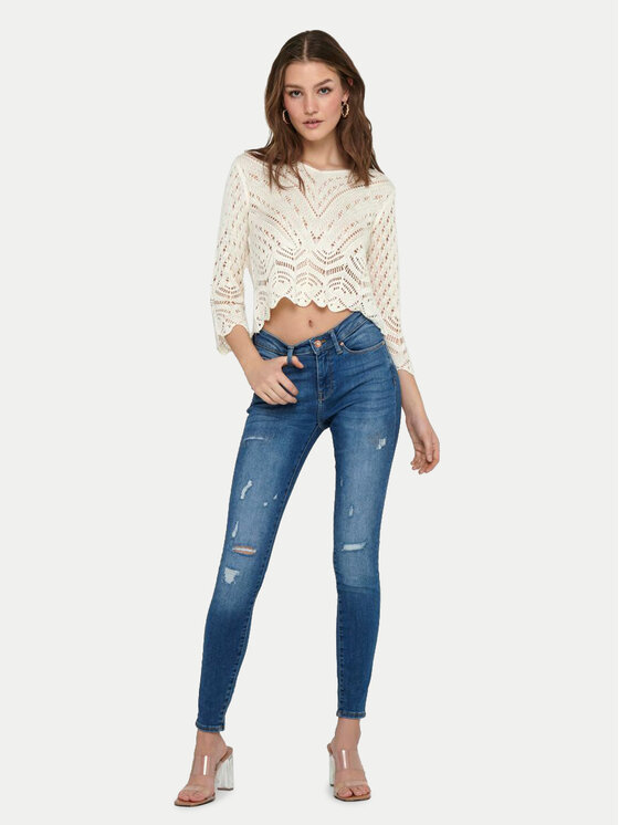 JDY JDY Светр New Sun 15212788 Білий Regular Fit