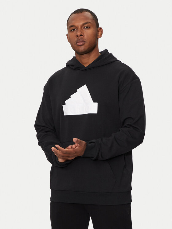 adidas Mikina Future Icons Badge of Sport IR9181 Čierna Regular Fit