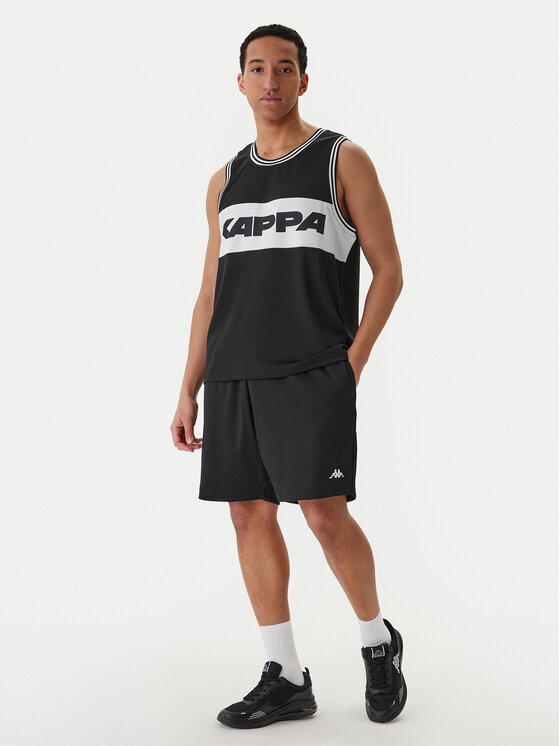 Kappa Kappa Pantaloni scurți sport Authentic Sumit 342286W Negru Regular Fit