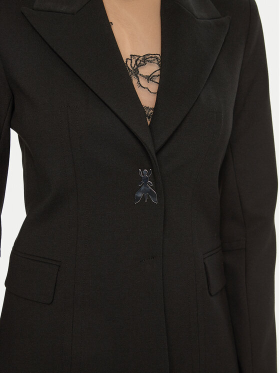 Patrizia Pepe Patrizia Pepe Zakó 8S0506/A025-K103 Fekete Regular Fit