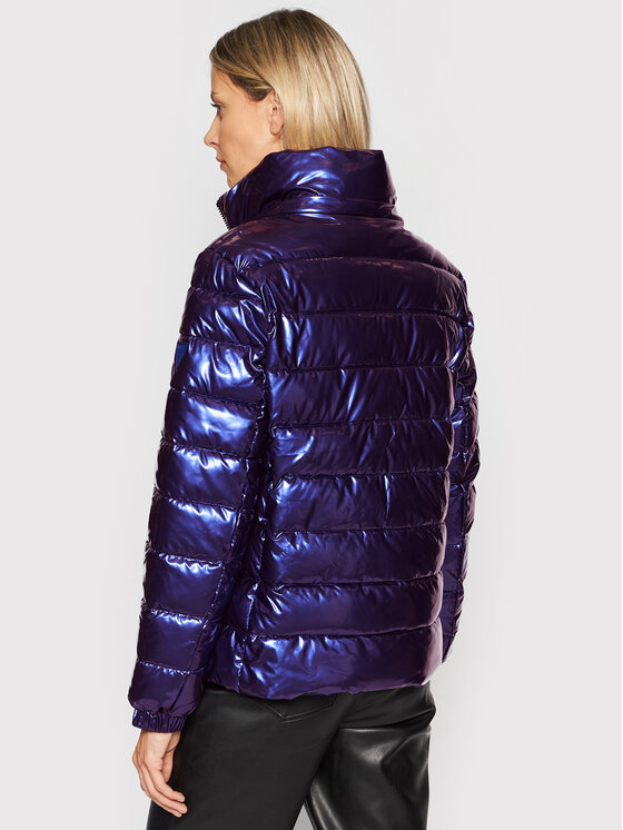 Guess Guess Bunda pro přechodné období Fiorenza W1BL00 WEB40 Modrá Boxy Fit