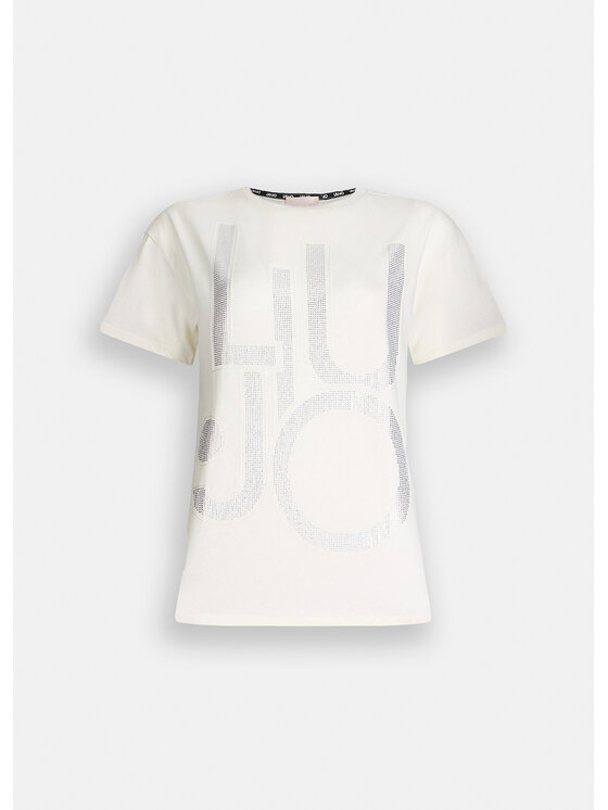 Liu Jo Liu Jo T-shirt TF5184JS923M9811 Bianco Regular Fit