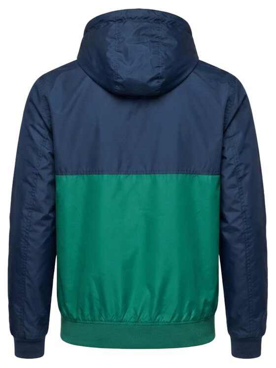 Ombre Ombre Kurtka przejściowa C588 Zielony Regular Fit