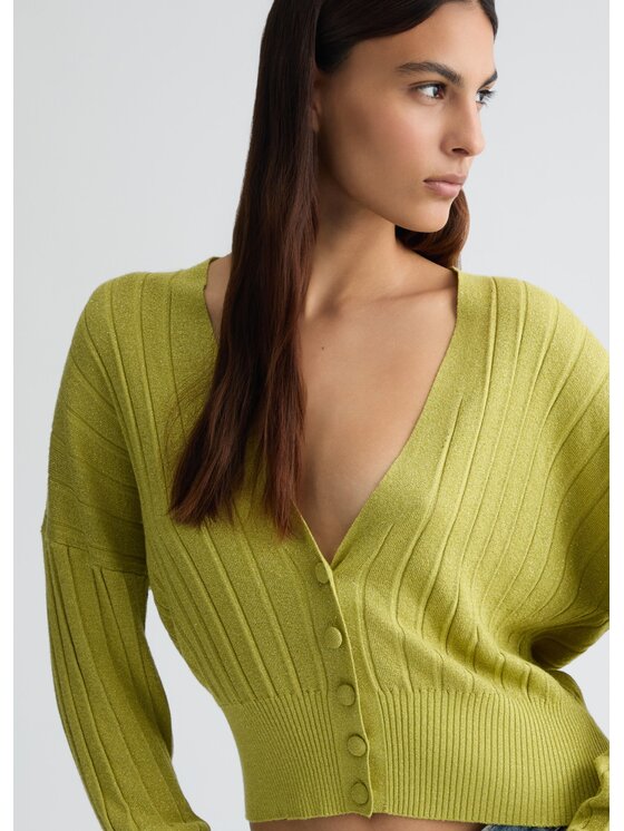 Liu Jo Liu Jo Cardigan WA5060MS64JA4337 Verde Regular Fit