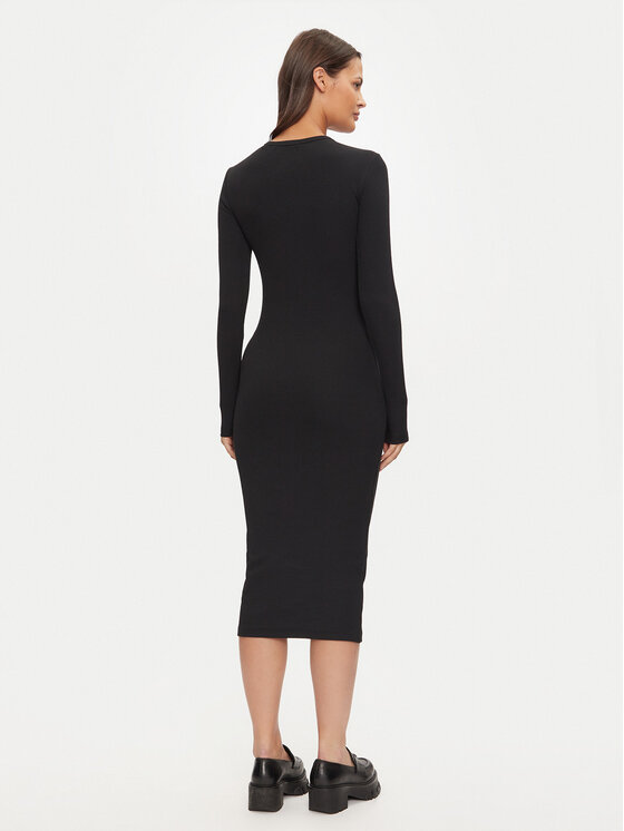 Vero Moda Vero Moda Haljina za svaki dan Chloe 10315383 Crna Slim Fit