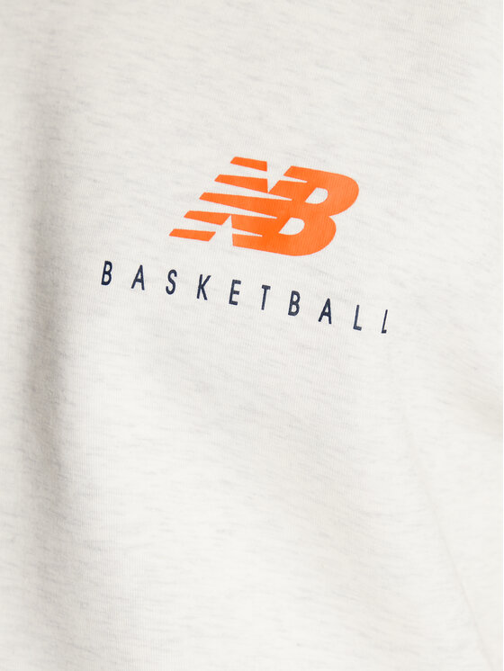 New Balance New Balance Felpa Hoops MT23586 Grigio Relaxed Fit