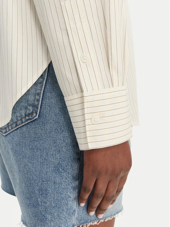Calvin Klein Jeans Calvin Klein Jeans Košeľa LV047F103G Béžová Relaxed Fit