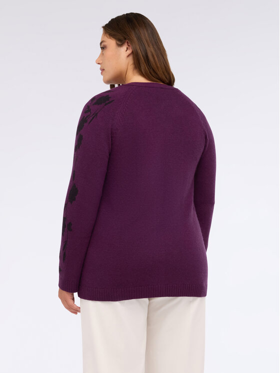 Fiorella Rubino Fiorella Rubino Cardigan M798L008197N029 Viola Regular Fit