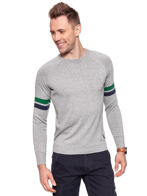 Wrangler Wrangler Maglione RAGLAN KNIT Blu Regular Fit