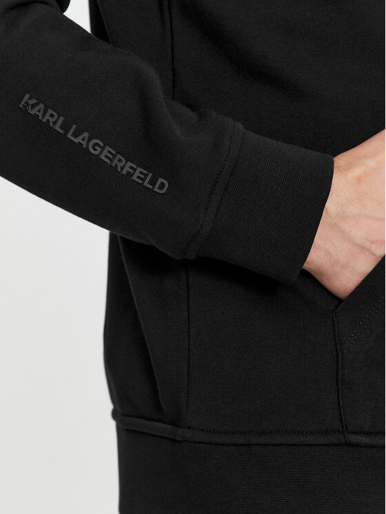 KARL LAGERFELD KARL LAGERFELD Majica dugih rukava 705401 541900 Crna Regular Fit