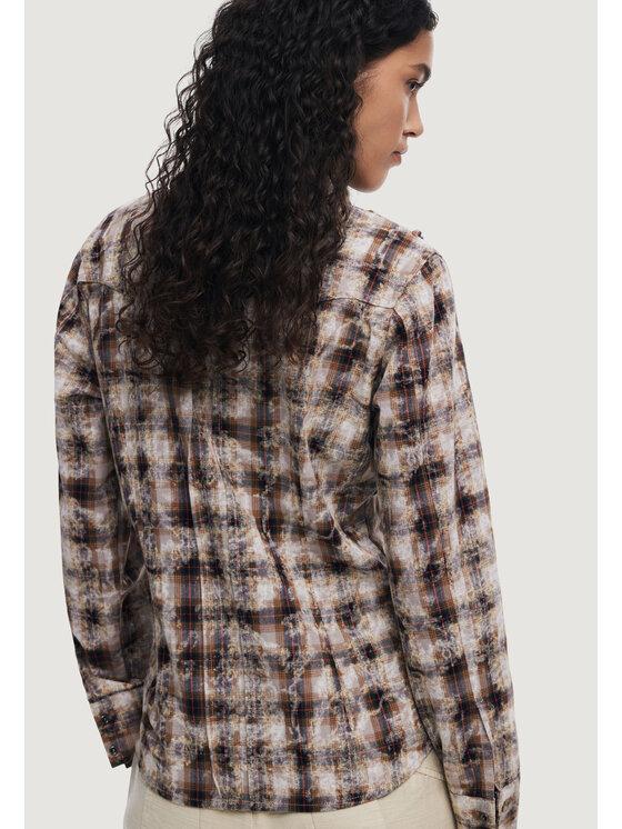 Desigual Desigual Camicia CAM_RUSH Marrone Casual Fit