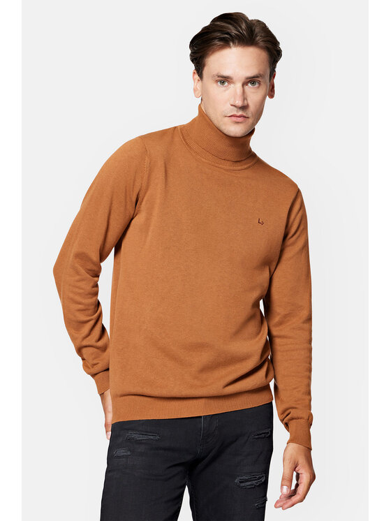 Lancerto Lancerto Golf Slink SW073223000067 Brązowy Regular Fit