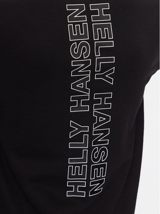 Helly Hansen Helly Hansen Bluza Core Graphic 53924 Czarny Regular Fit