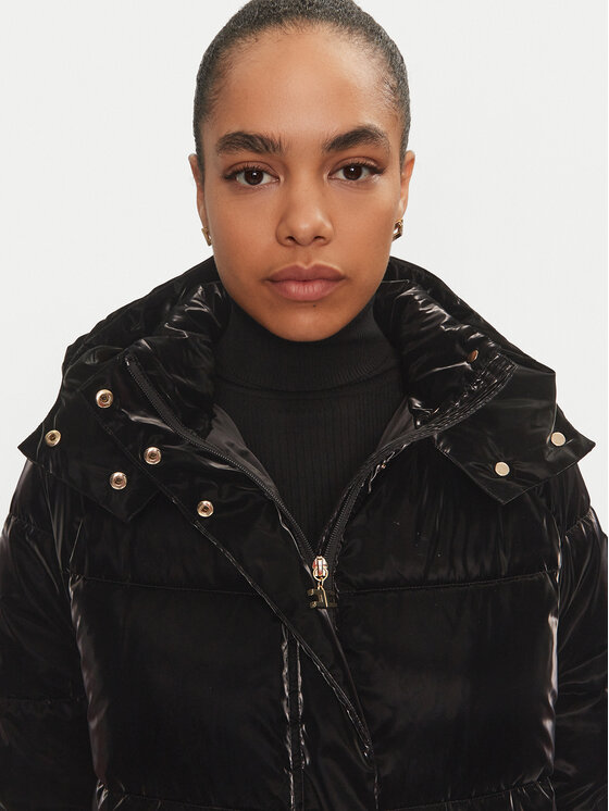 Elisabetta Franchi Elisabetta Franchi Winterjacke PI-79Z-46E2-V650 Schwarz Regular Fit