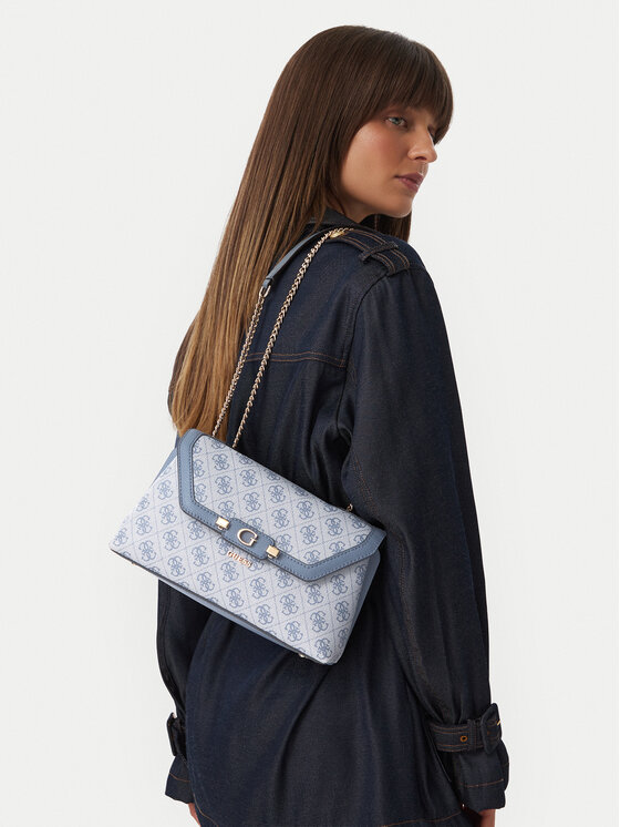 Guess Guess Torebka Lindsey HWSG97 49210 Niebieski