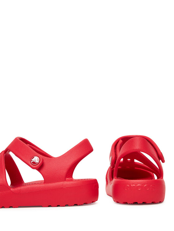 Crocs Crocs Sandały Kids' Classic Fisherman Sandal 210625 Czerwony