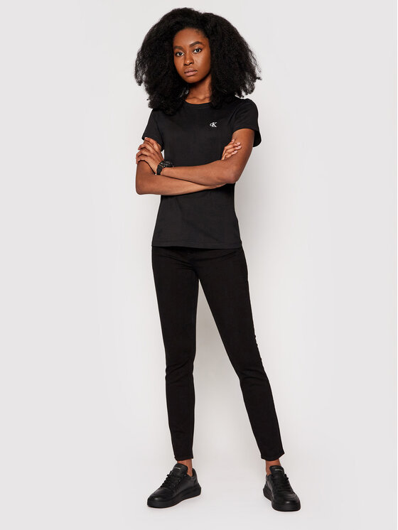 Calvin Klein Jeans Calvin Klein Jeans T-krekls J20J212883 Melns Regular Fit