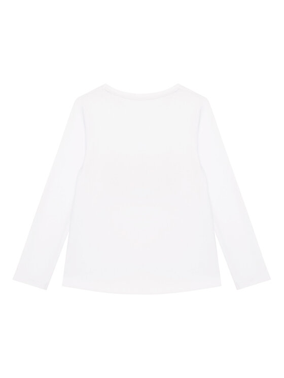 Guess Guess Блуза K5BI09 J1314 Бял Regular Fit
