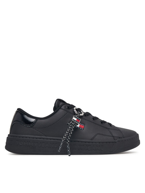 Tommy Jeans Сникърси Tjw Logo Sneaker EN0EN03129 Черен