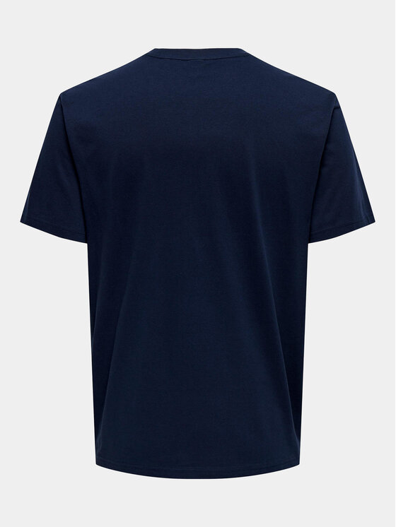 Only & Sons Only & Sons Tričko Lenny 22028593 Tmavomodrá Regular Fit