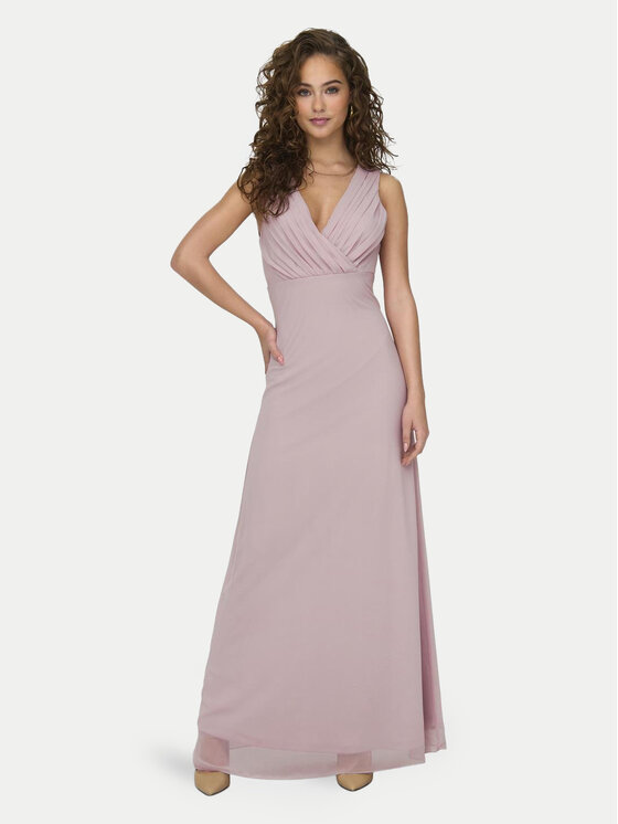 ONLY ONLY Sukienka wieczorowa Anna 15320261 Różowy Regular Fit