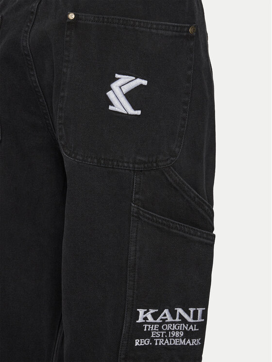 Karl Kani Karl Kani Jeansy 6000492 Czarny Loose Fit