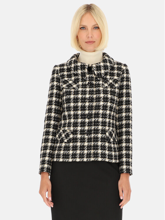 Potis & Verso Potis & Verso Marynarka Mirela Czarny Regular Fit