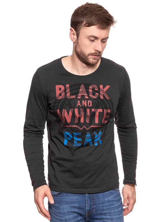 Wrangler Wrangler T-shirt PEAK TEE Nero Regular Fit