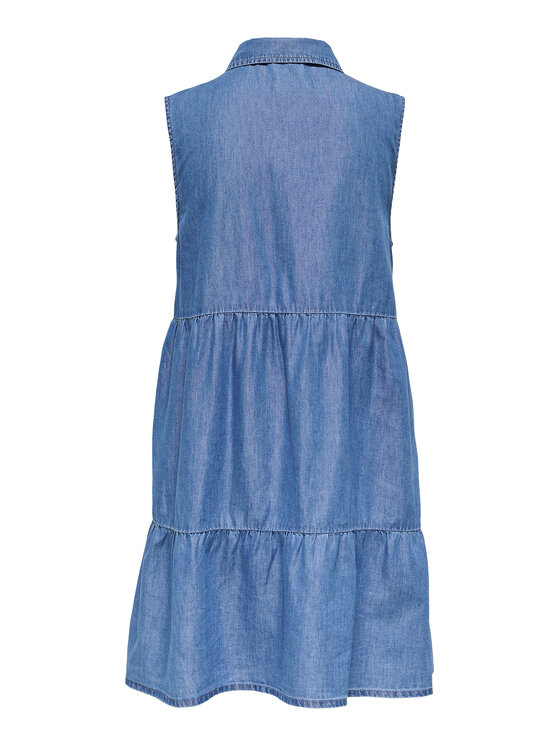 ONLY ONLY Φόρεμα τζιν Bea 15344263 Μπλε Regular Fit