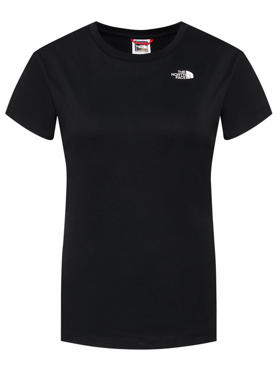 The North Face The North Face T-Shirt Simple Dome NF0A4T1A Czarny Regular Fit