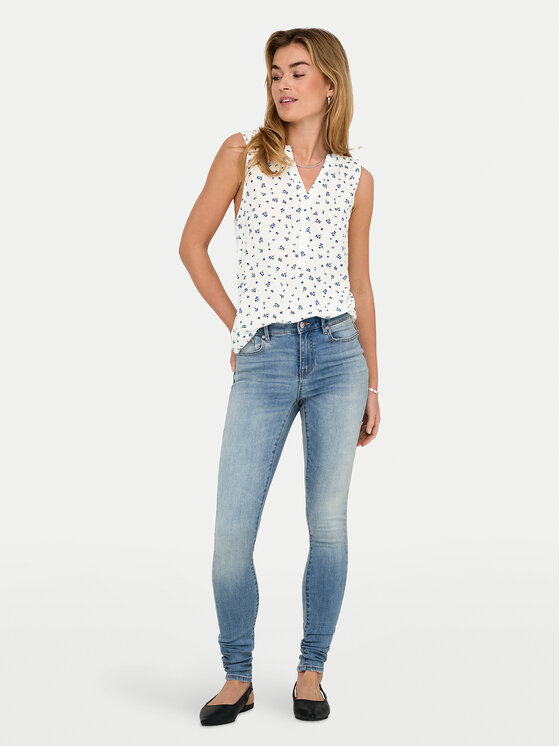 ONLY ONLY Блуза Jette 15348709 Бял Regular Fit