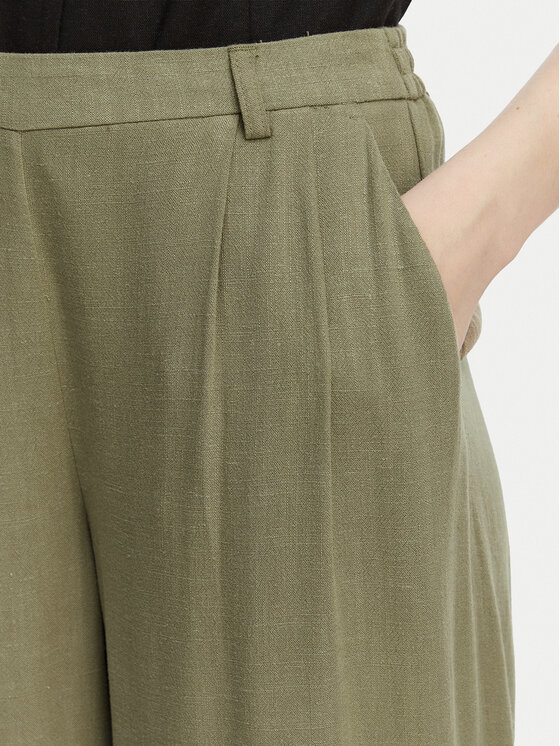 ONLY ONLY Παντελόνι υφασμάτινο Lemmia 15370398 Πράσινο Regular Fit