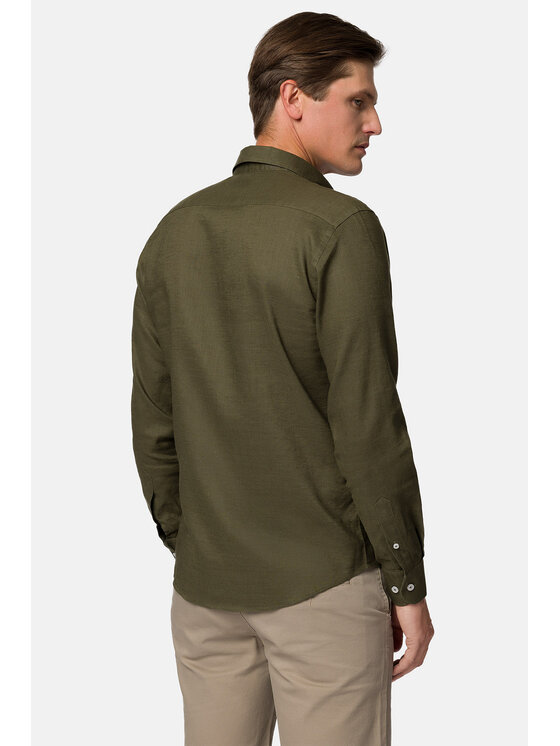 Lancerto Lancerto Koszula Enola KO073123000023 Zielony Slim Fit