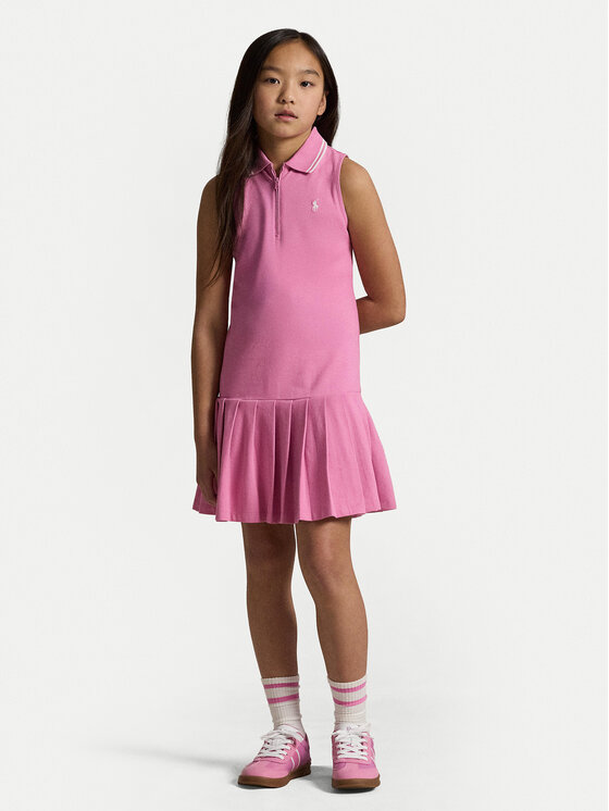 Polo Ralph Lauren Polo Ralph Lauren Vsakodnevna obleka 313965016001 Roza Slim Fit