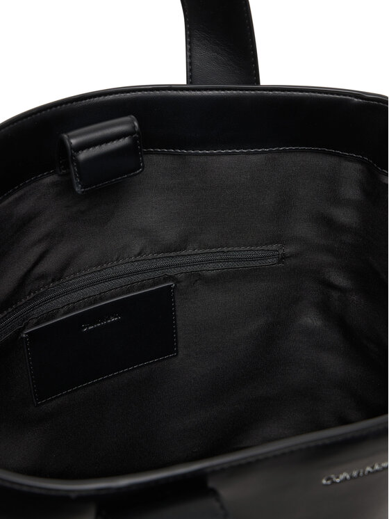 Calvin Klein Calvin Klein Τσάντα Webbing Strap Tote LV04F3289G Μαύρο