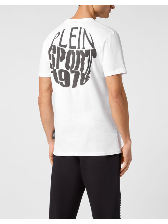 Plein Sport Plein Sport T-Shirt 14269 Biały Regular Fit
