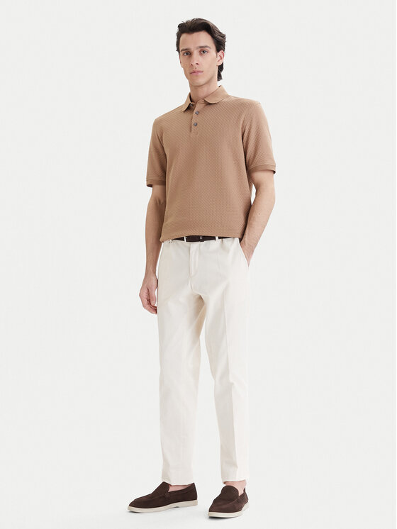 Bugatti Bugatti Poloshirt 8150-75104C Beige Regular Fit