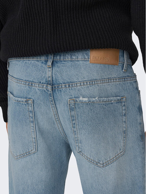 Only & Sons Only & Sons Traperice Edge 22026986 Plava Loose Fit