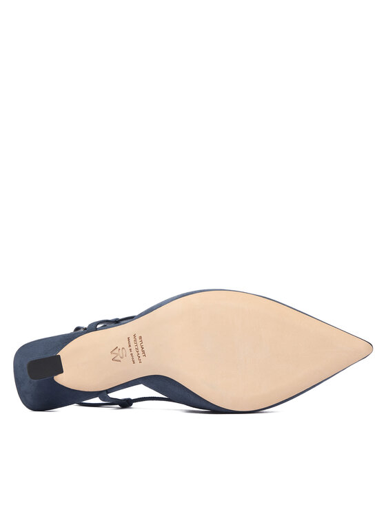 Stuart Weitzman Stuart Weitzman Обувки на ток Vinnie 50 Slingback SJ433 Тъмносин