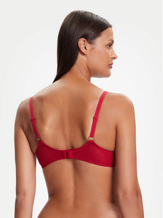 Chantelle Chantelle Nedrček s kostjo Fleurs C12M20 Rdeča